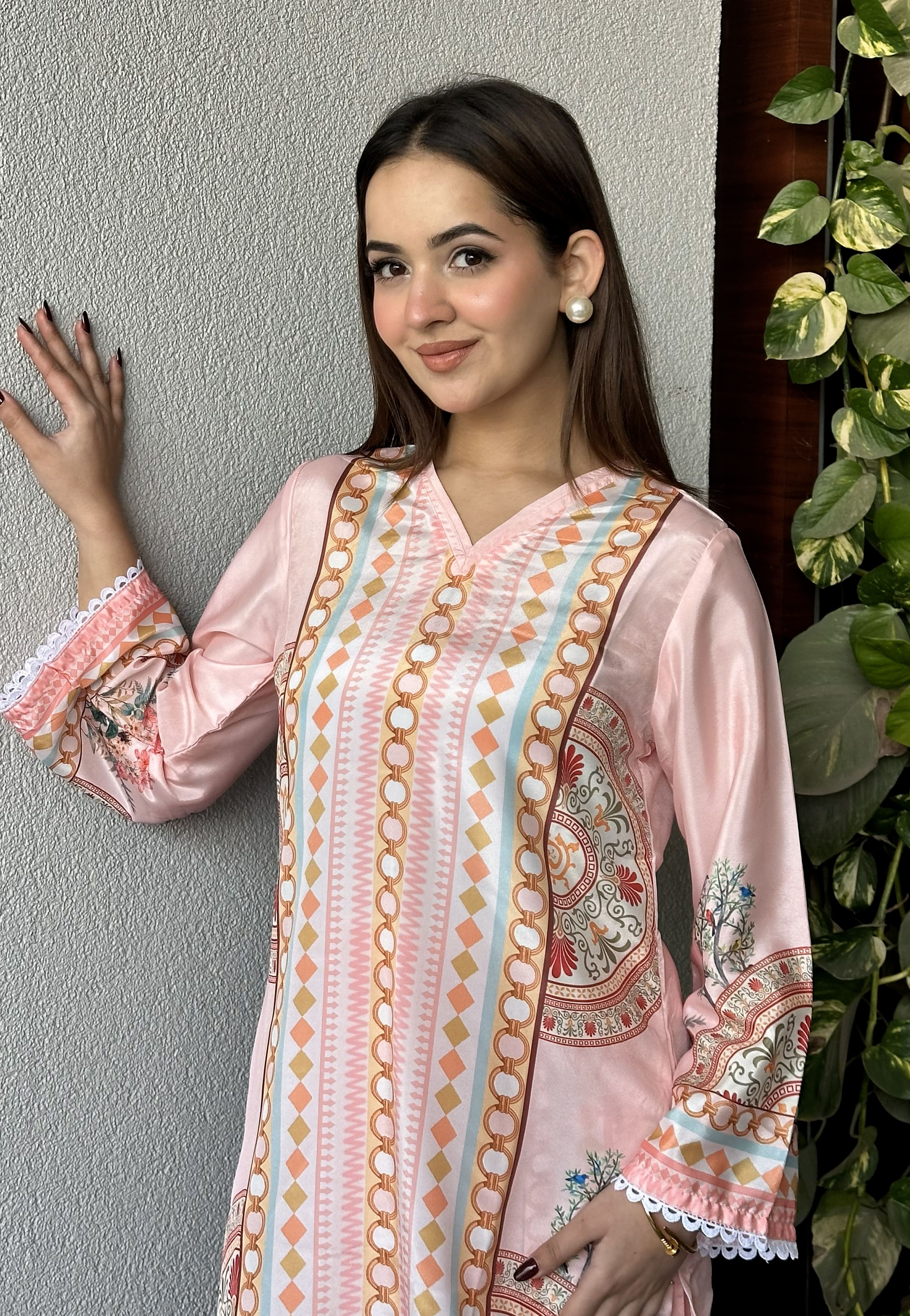 Neelam Border Co-ord Set