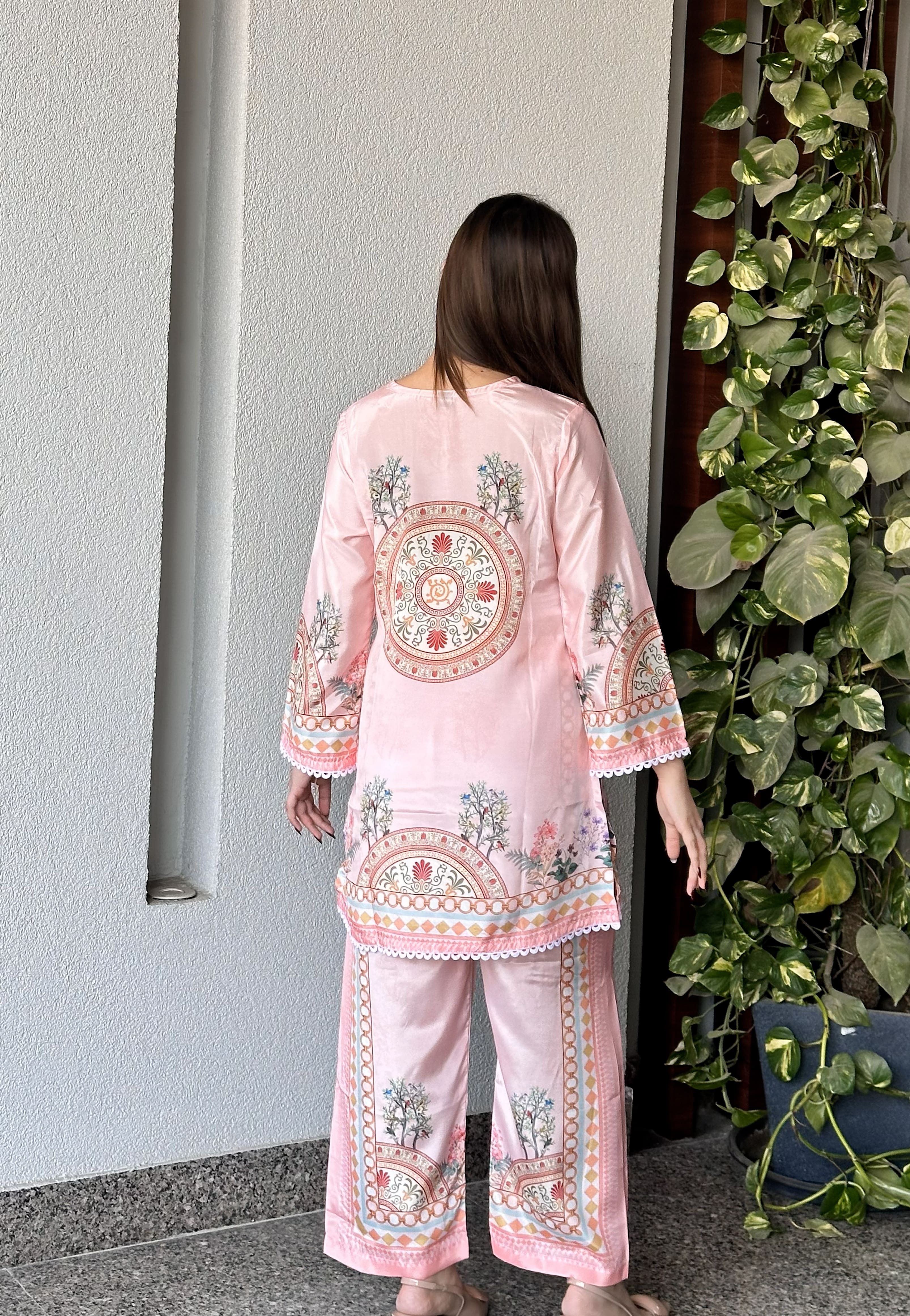 Neelam Border Co-ord Set