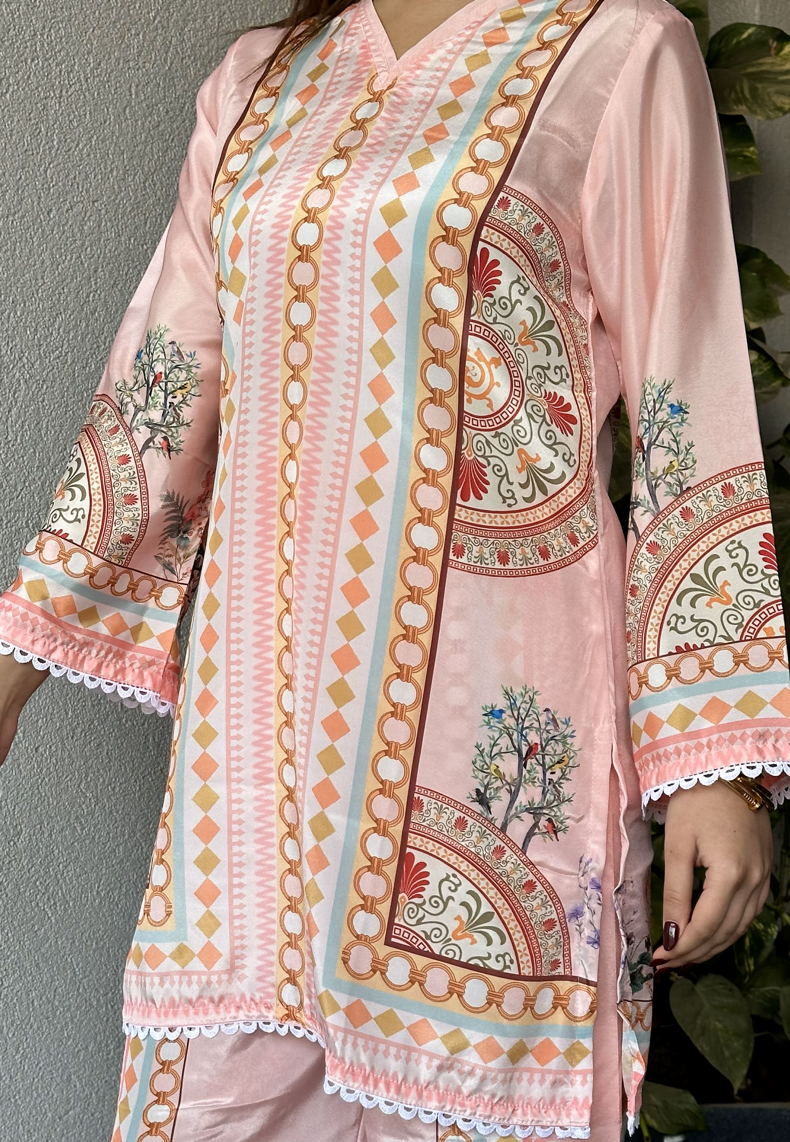Neelam Border Co-ord Set